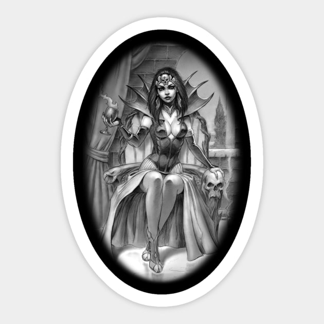 Evil Queen Sticker by Paul_Abrams